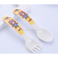 مجموعة أدوات المائدة والسكاكين البلاستيكية الملونة